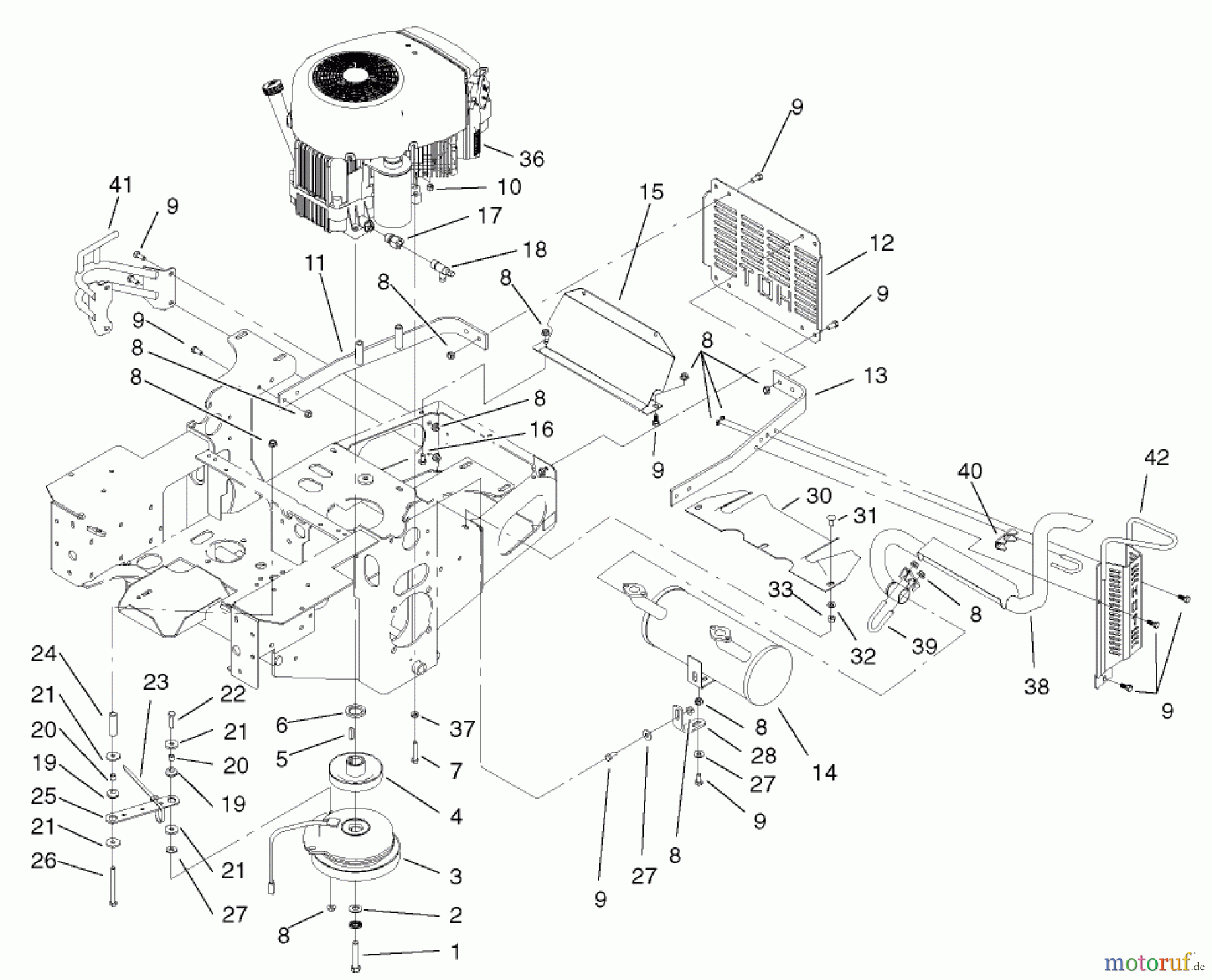  Zerto-Turn Mäher 74198 (Z153) - Toro Z Master Mower, 52