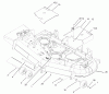 Zerto-Turn Mäher 74198 (Z153) - Toro Z Master Mower, 52" SFS Side Discharge Deck (SN: 230007001 - 230999999) (2003) Ersatzteile DECK AND WHEEL GAGE ASSEMBLY