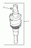 Zerto-Turn Mäher 74199 (Z148) - Toro Z Master Mower, 44" SFS Side Discharge Deck (SN: 230000001 - 230999999) (2003) Ersatzteile CRANKSHAFT ASSEMBLY KOHLER CV493S-27529