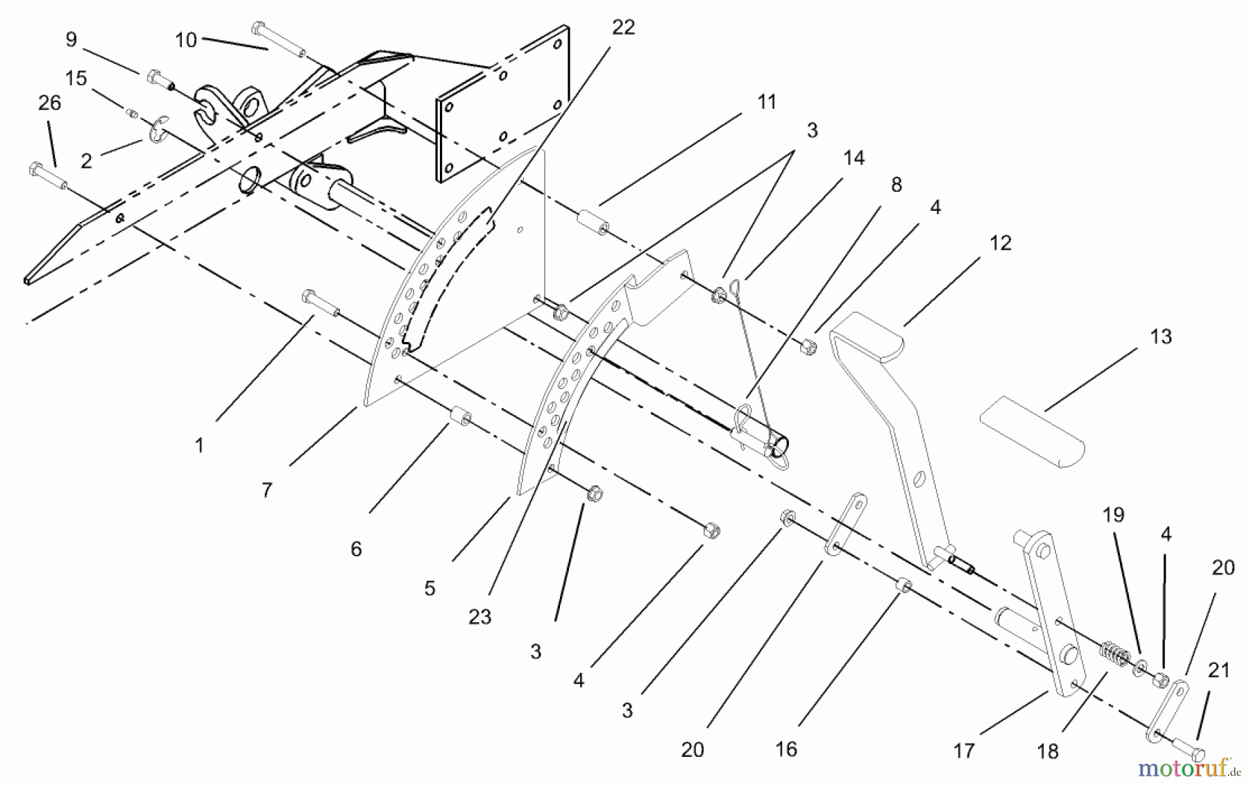  Zerto-Turn Mäher 74199 (Z148) - Toro Z Master Mower, 44