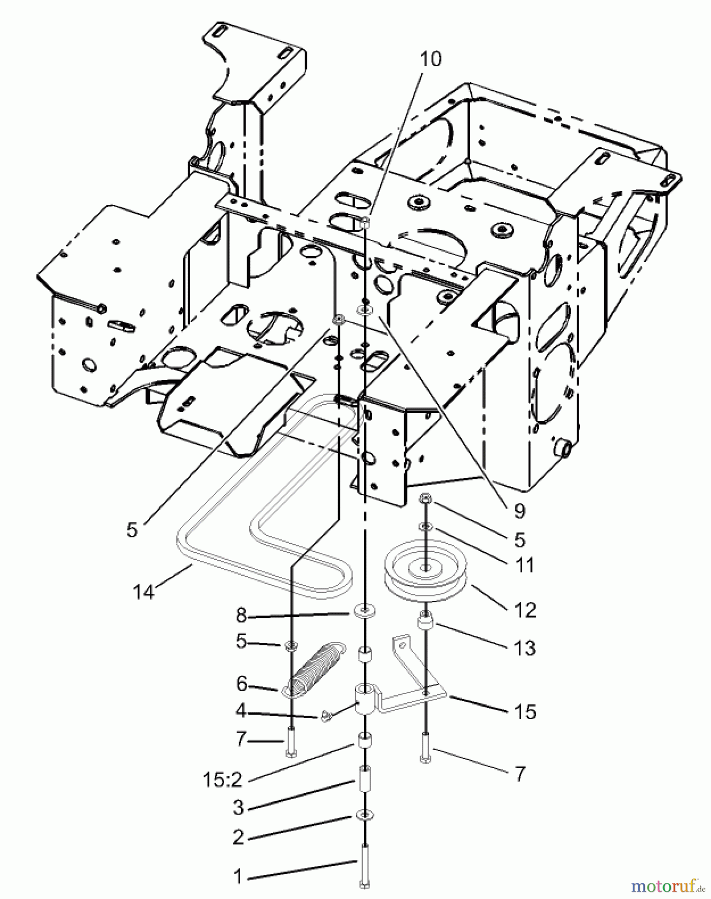  Zerto-Turn Mäher 74199 (Z148) - Toro Z Master Mower, 44