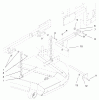 Zerto-Turn Mäher 74201 (Z255) - Toro Z Master Mower (SN: 890001 - 899999) (1998) Ersatzteile DECK MOUNTING