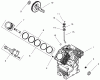 Zerto-Turn Mäher 74202 (Z253) - Toro Z Master Mower, 52" SFS Side Discharge Deck (SN: 990001 - 994000) (1999) Ersatzteile GROUP 2-CRANKCASE (CH22S 76513 KOHLER)