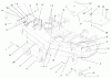 Zerto-Turn Mäher 74202 (Z253) - Toro Z Master Mower, 52" SFS Side Discharge Deck (SN: 994001 - 999999) (1999) Ersatzteile DECK, DEFLECTOR AND ROLLER ASSEMBLY
