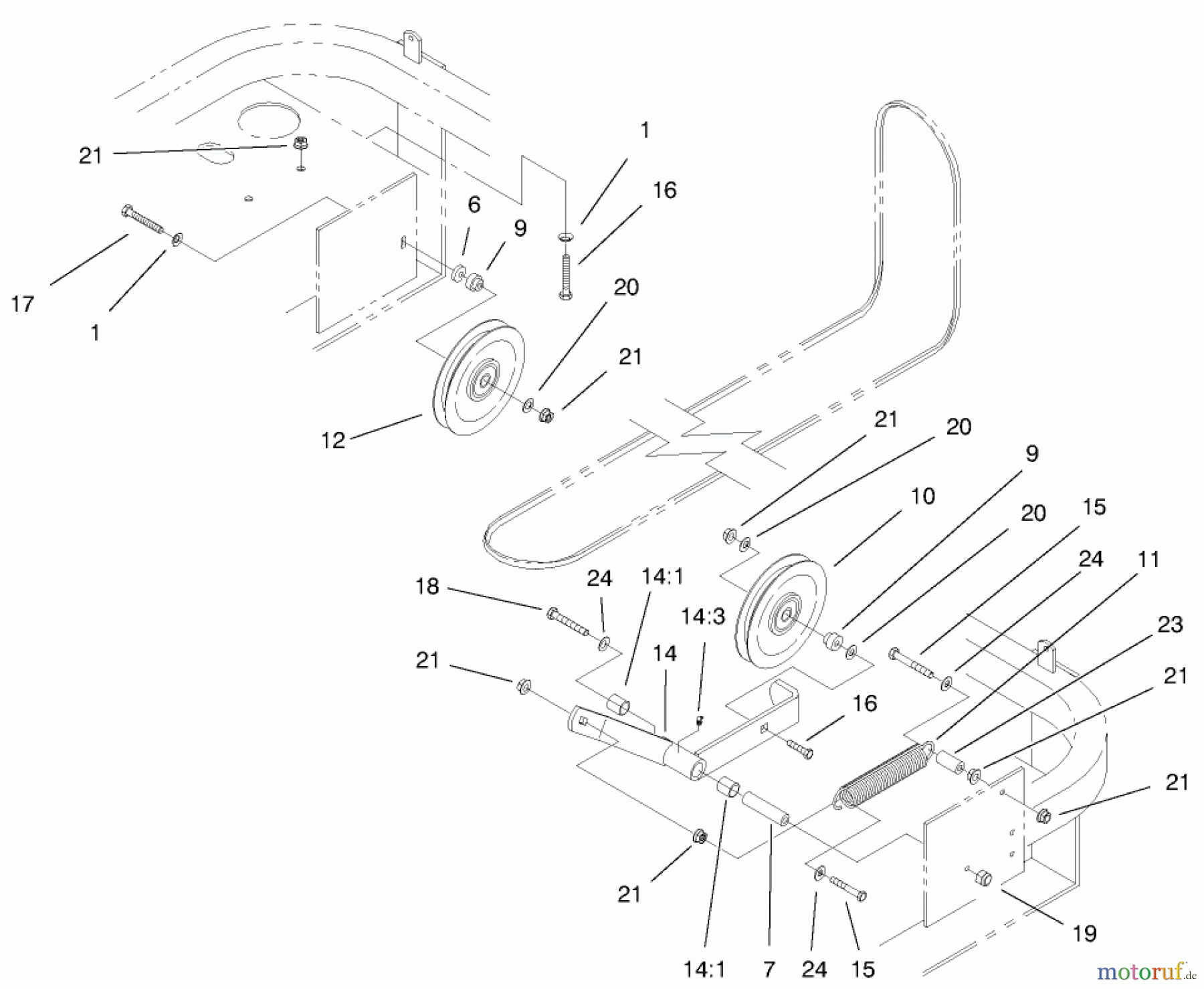  Zerto-Turn Mäher 74202 (Z253) - Toro Z Master Mower, 52