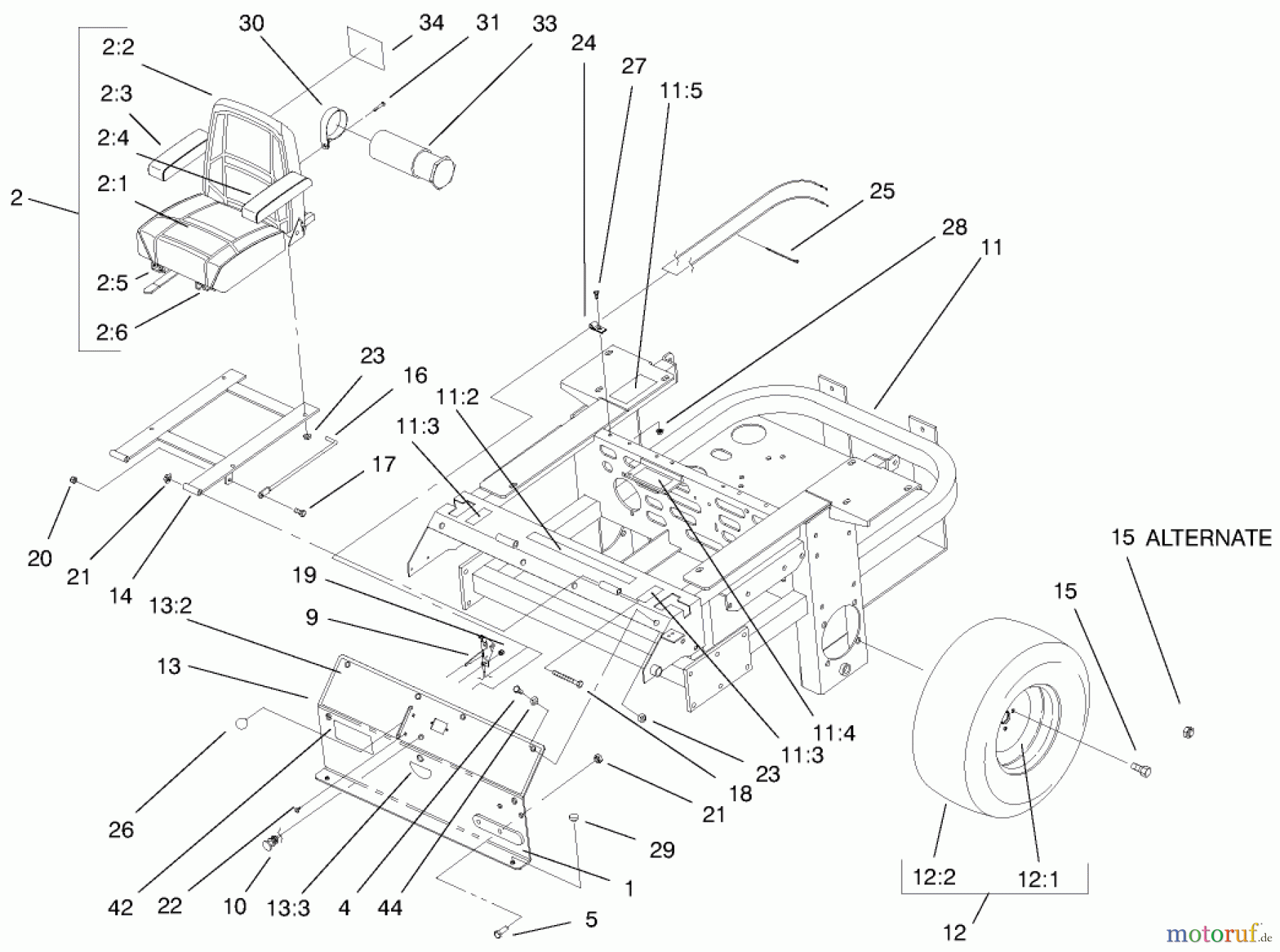  Zerto-Turn Mäher 74203 (Z255) - Toro Z Master Mower, 62