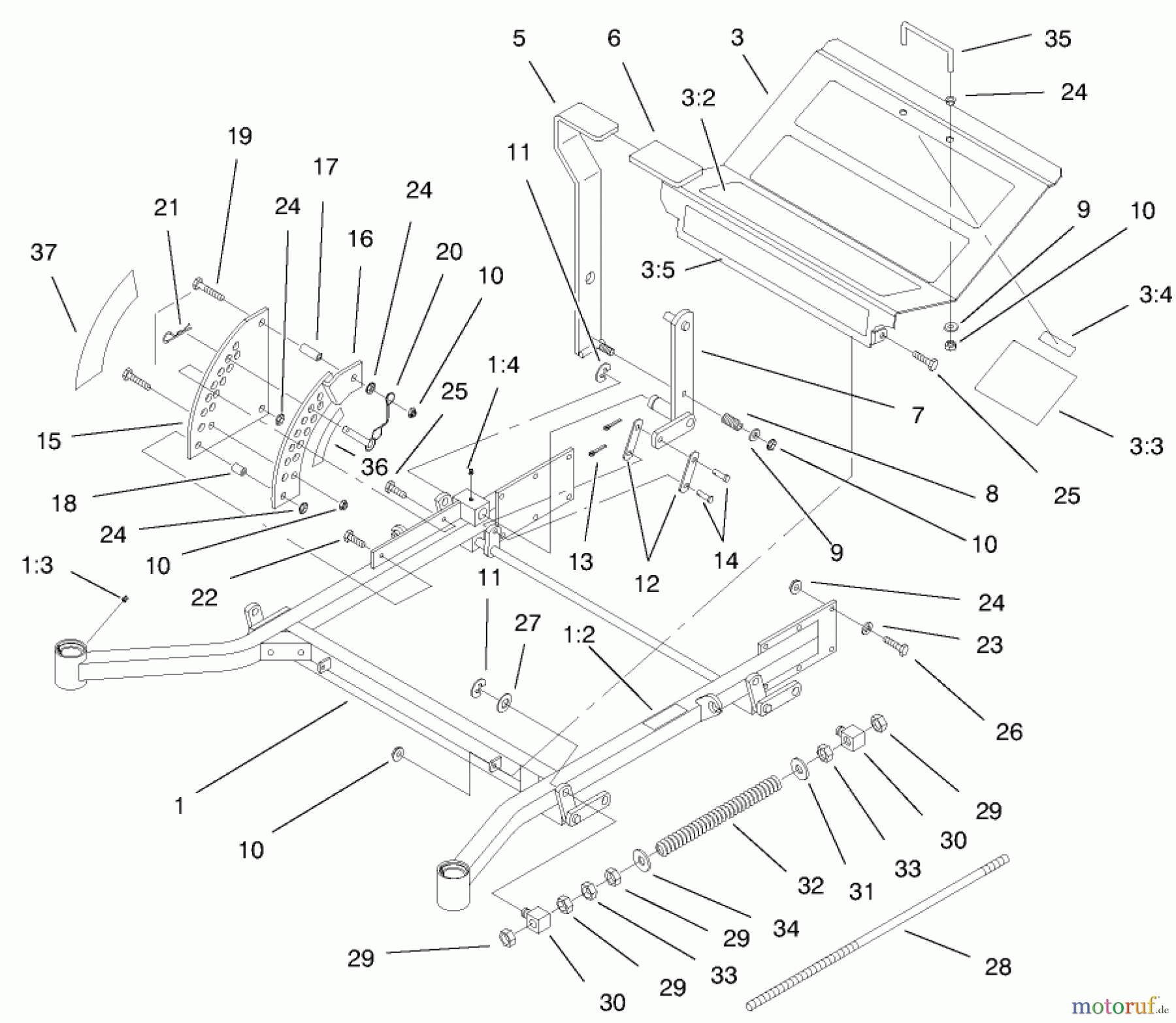  Zerto-Turn Mäher 74203 (Z255) - Toro Z Master Mower, 62