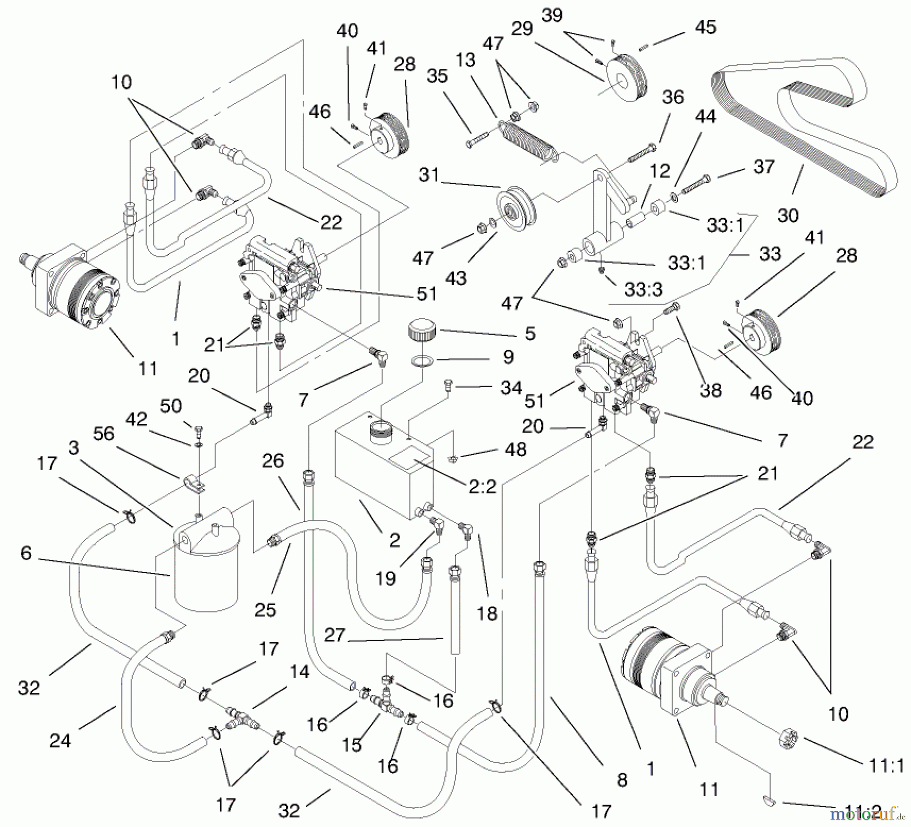  Zerto-Turn Mäher 74203 (Z255) - Toro Z Master Mower, 62