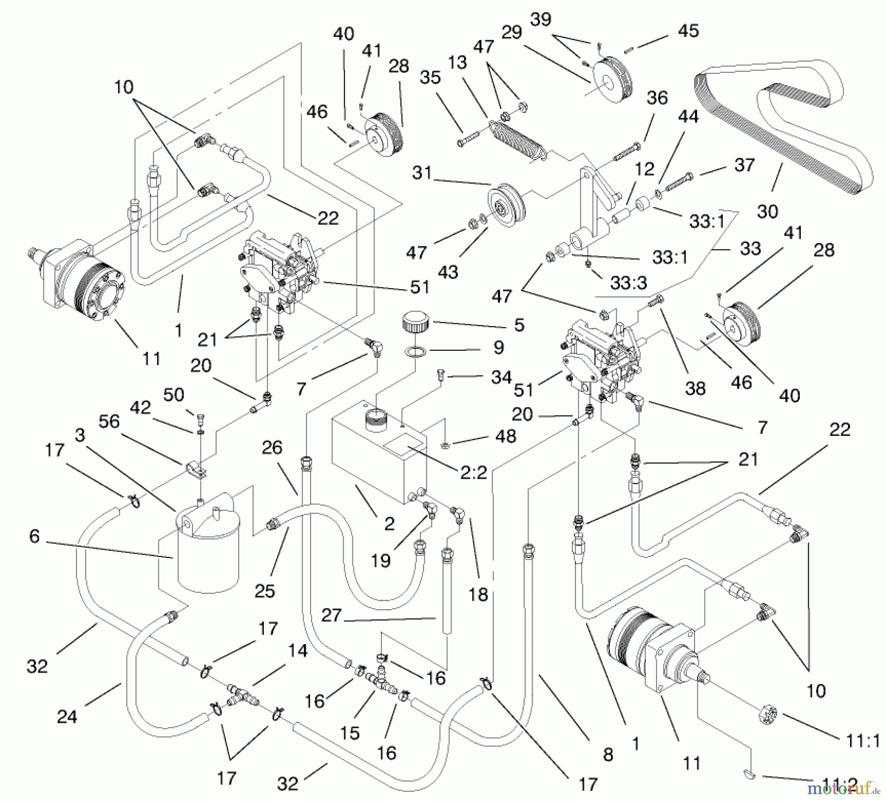  Zerto-Turn Mäher 74204 (Z255) - Toro Z Master Mower, 52