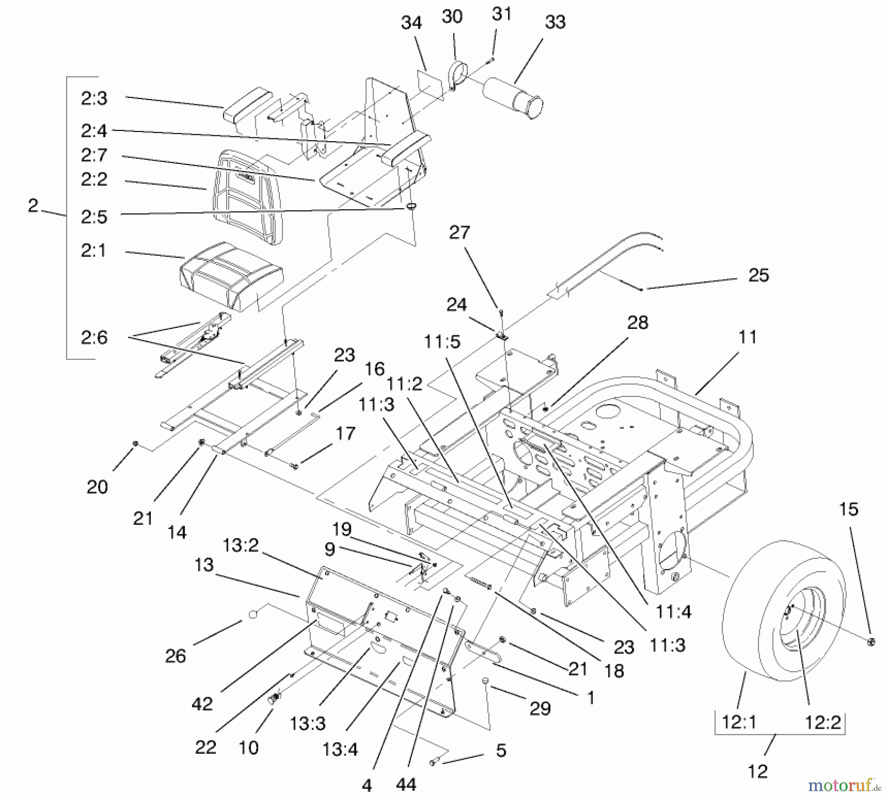  Zerto-Turn Mäher 74204 (Z255) - Toro Z Master Mower, 52