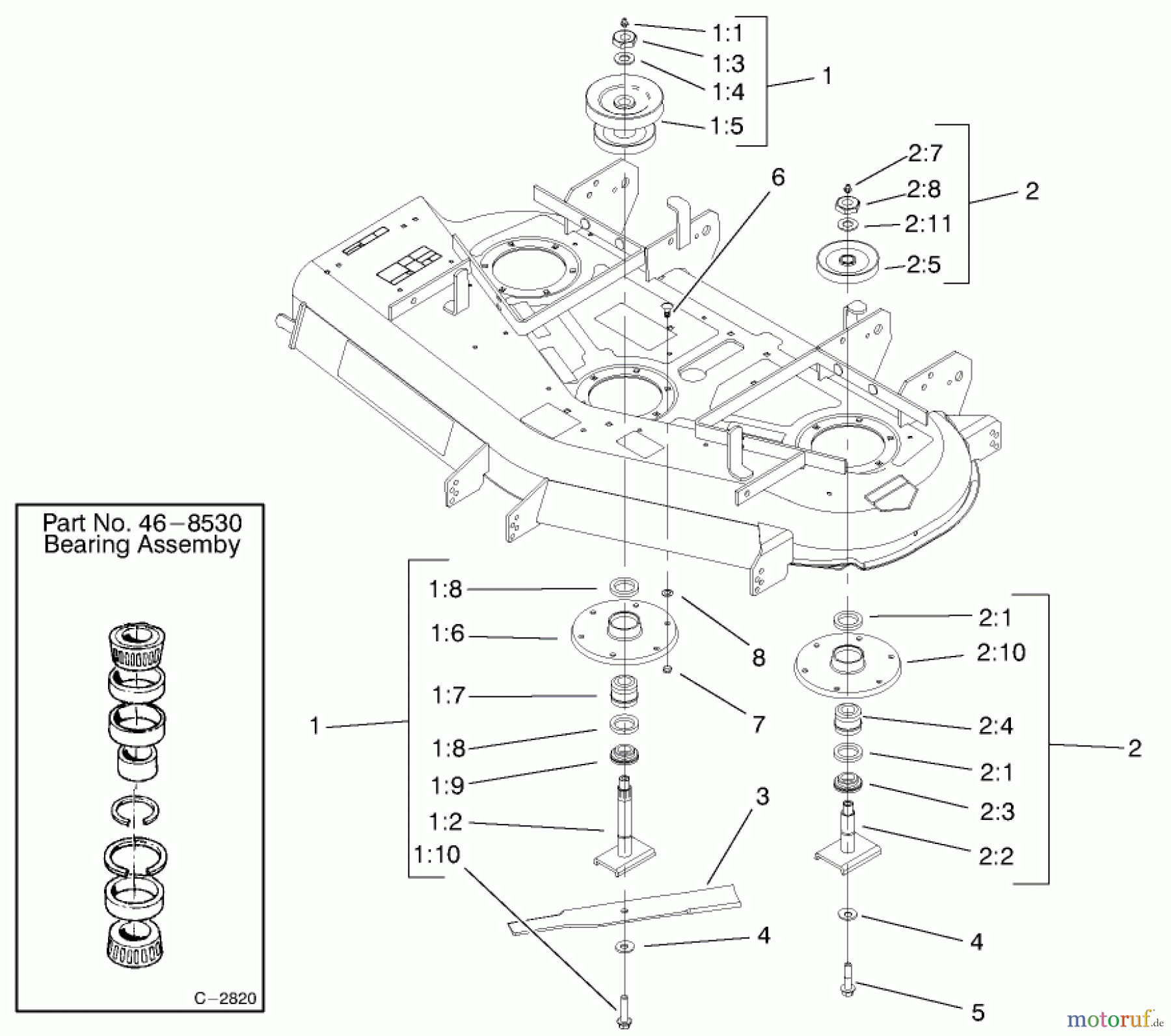  Zerto-Turn Mäher 74204 (Z255) - Toro Z Master Mower, 52