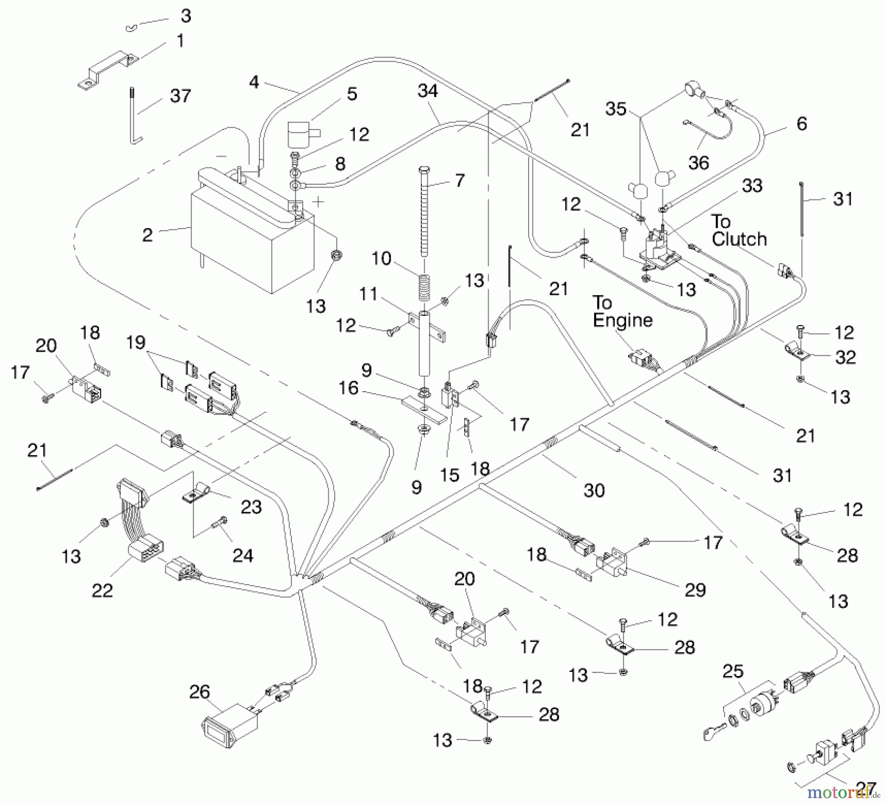  Zerto-Turn Mäher 74204 (Z255) - Toro Z Master Mower, 52