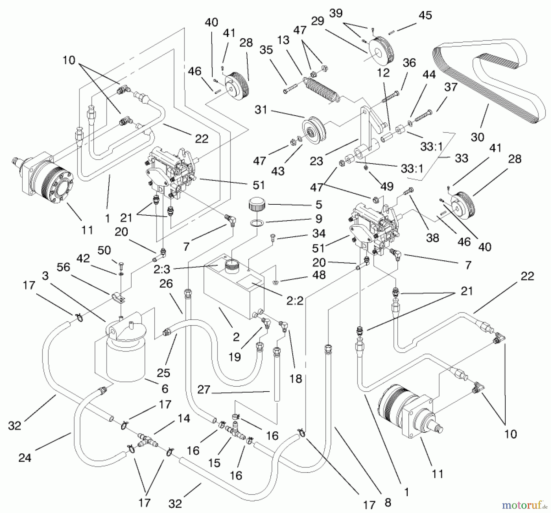  Zerto-Turn Mäher 74204 (Z255) - Toro Z Master Mower, 52