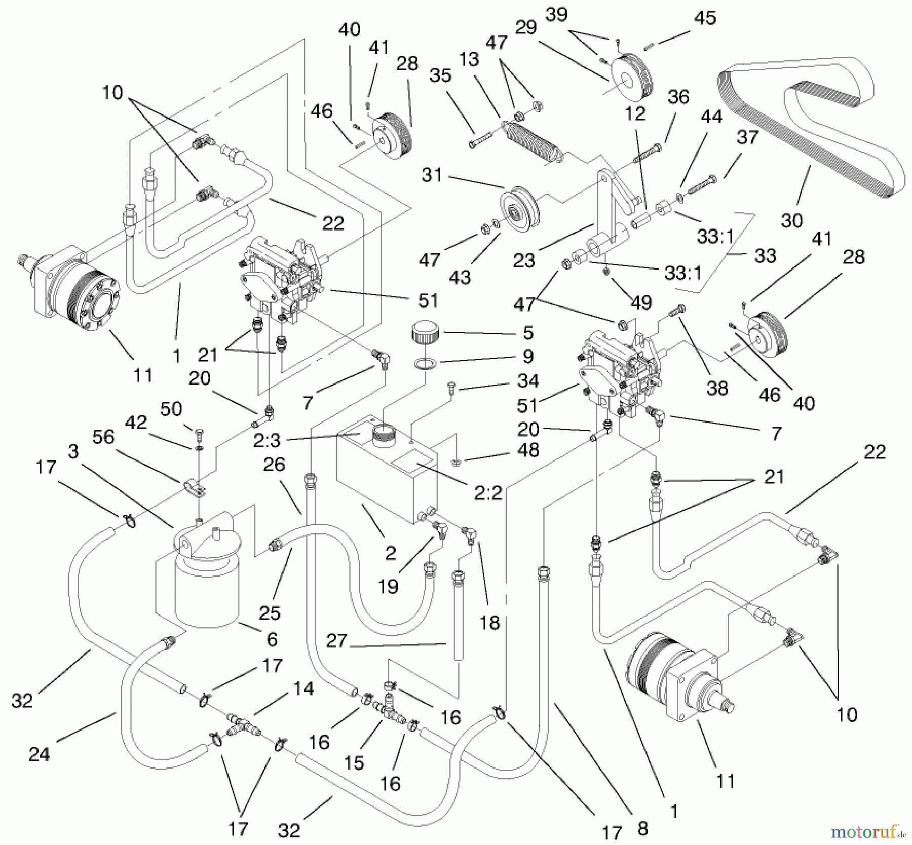  Zerto-Turn Mäher 74204 (Z255) - Toro Z Master Mower, 52