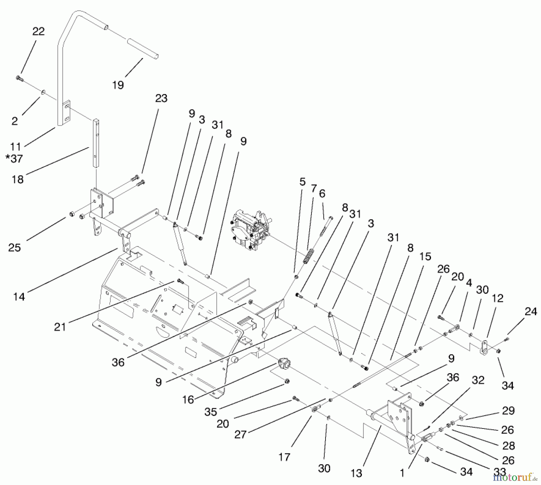  Zerto-Turn Mäher 74204 (Z255) - Toro Z Master Mower, 52