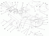 Zerto-Turn Mäher 74204 (Z255) - Toro Z Master Mower, 52" SFS Side Discharge Deck (SN: 994001 - 999999) (1999) Ersatzteile DECK, DEFLECTOR AND ROLLER ASSEMBLY
