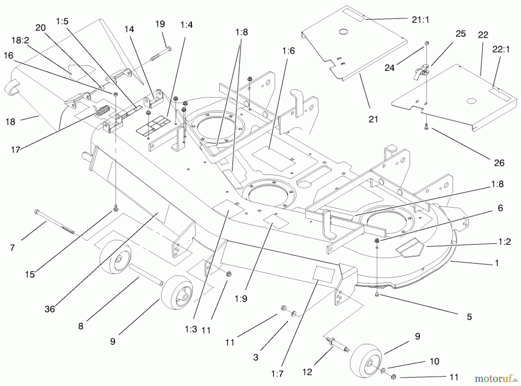  Zerto-Turn Mäher 74204 (Z255) - Toro Z Master Mower, 52