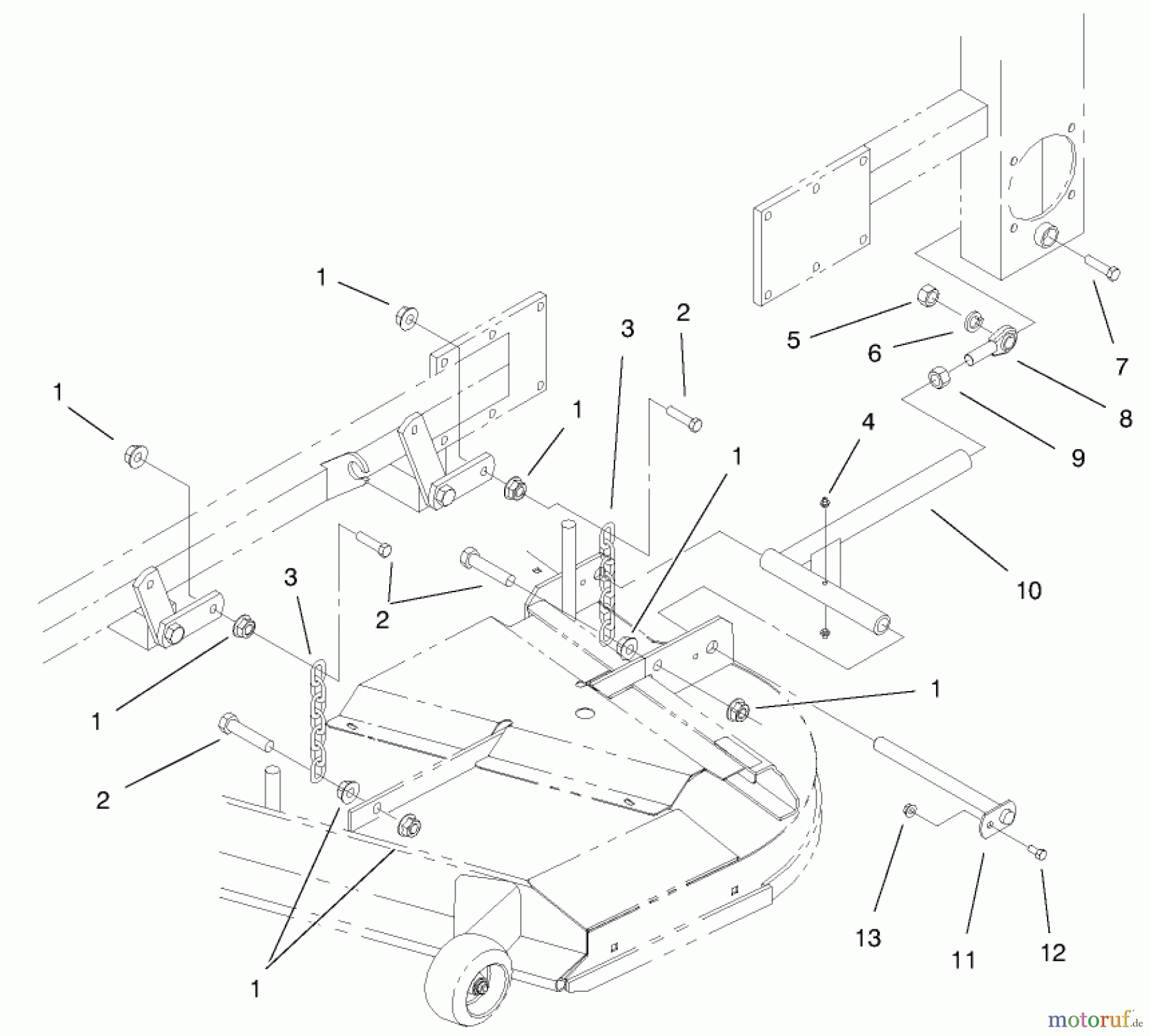  Zerto-Turn Mäher 74204 (Z255) - Toro Z Master Mower, 52