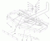 Zerto-Turn Mäher 74205 (Z255) - Toro Z Master Mower, 72" SFS Side Discharge Deck (SN: 200000001 - 200999999) (2000) Ersatzteile BAFFLE AND BELT ASSEMBLY