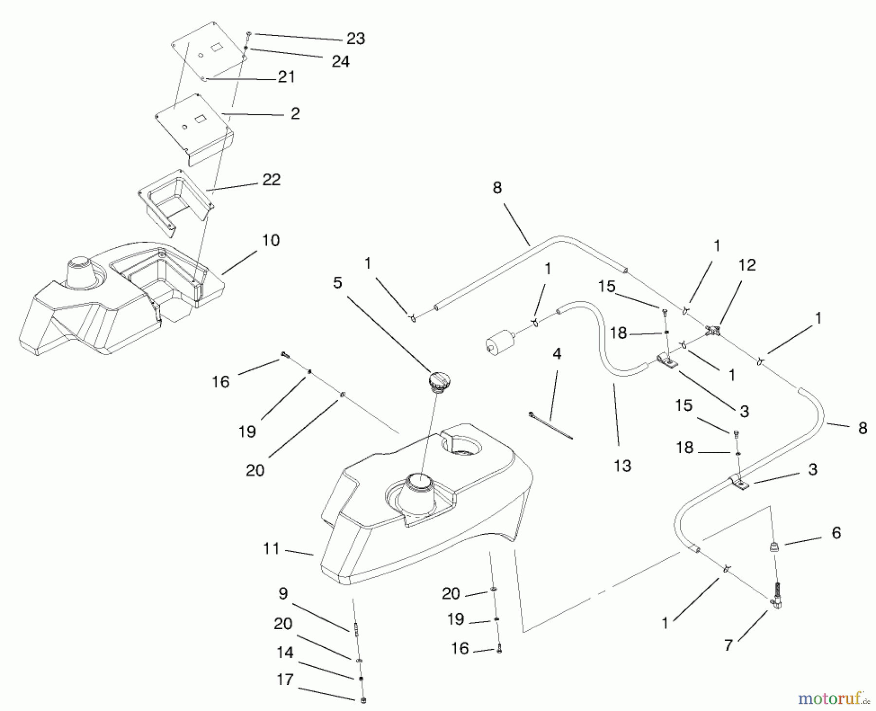  Zerto-Turn Mäher 74205 (Z255) - Toro Z Master Mower, 72