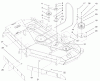 Zerto-Turn Mäher 74209 (Z253) - Toro Z Master Mower, 62" SFS Side Discharge Deck (SN: 200001000 - 200999999) (2000) Ersatzteile BELTS AND IDLER ARM ASSEMBLY