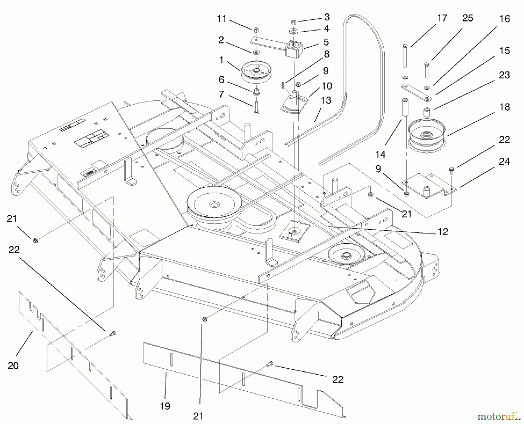  Zerto-Turn Mäher 74209 (Z253) - Toro Z Master Mower, 62