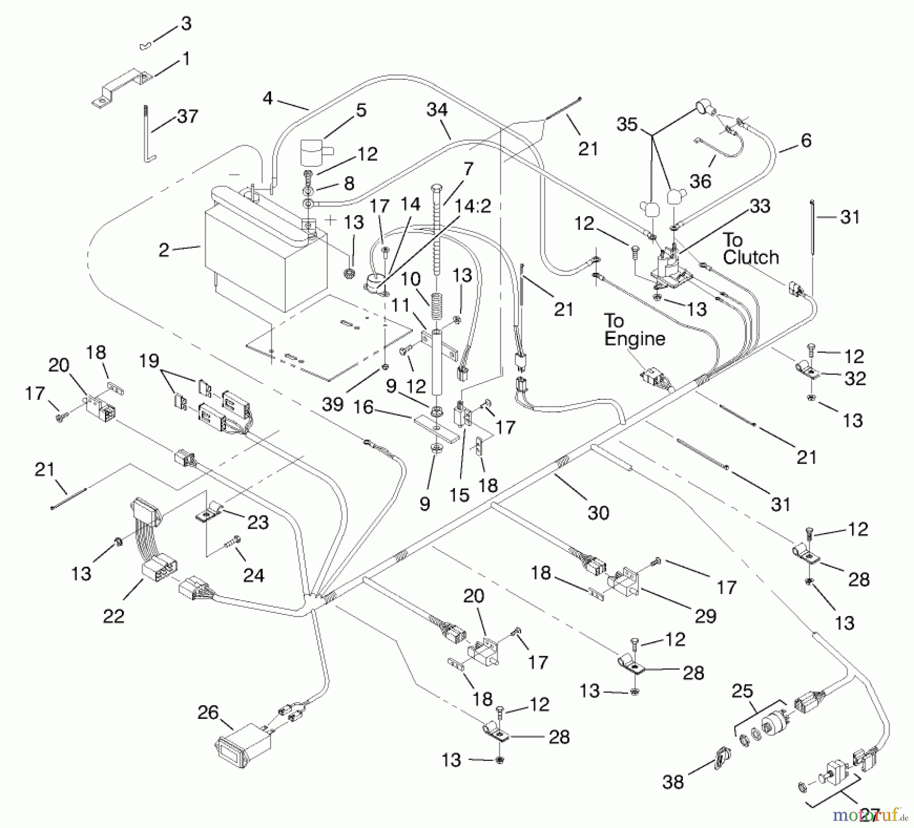  Zerto-Turn Mäher 74209 (Z253) - Toro Z Master Mower, 62