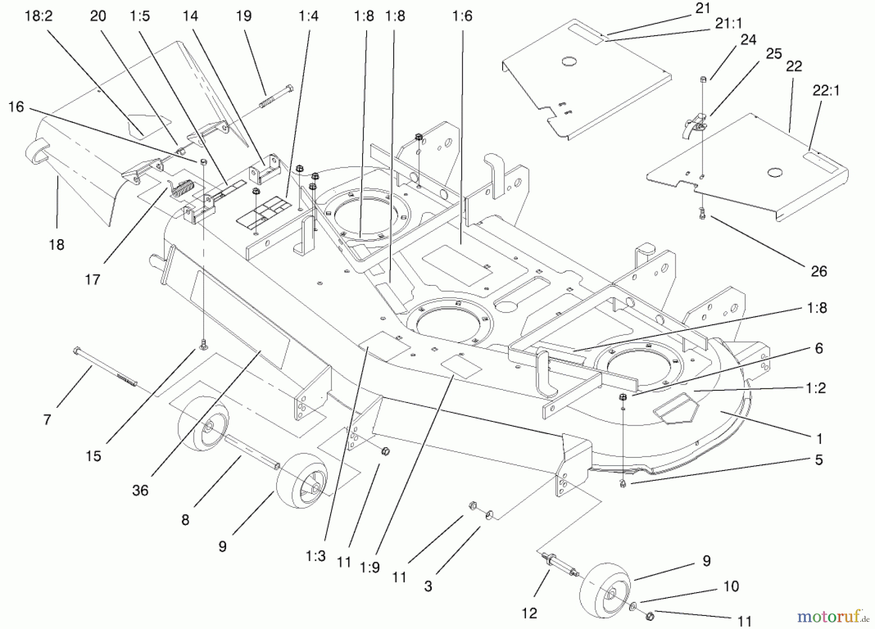  Zerto-Turn Mäher 74211 (Z252L) - Toro Z Master Mower, 52