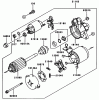 Zerto-Turn Mäher 74211 (Z252L) - Toro Z Master Mower, 52" SFS Side Discharge Deck (SN: 200000001 - 200999999) (2000) Ersatzteile STARTER-KAWASAKI FD661D S03