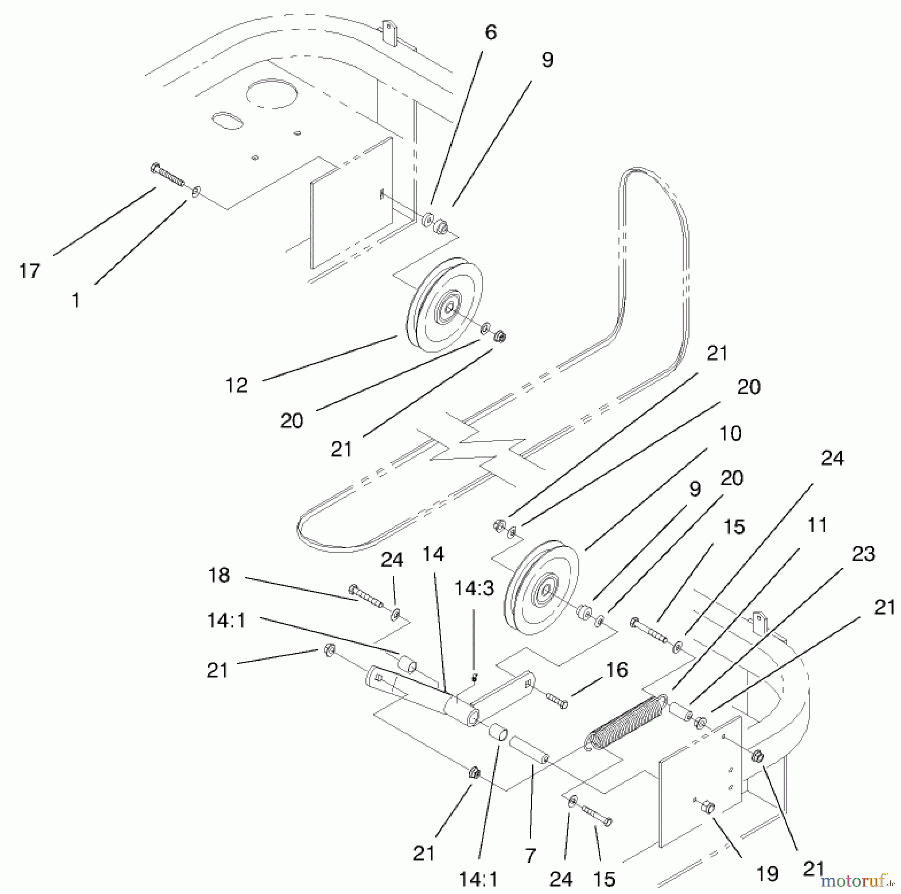  Zerto-Turn Mäher 74211 (Z252L) - Toro Z Master Mower, 52