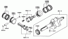 Zerto-Turn Mäher 74211 (Z252L) - Toro Z Master Mower, 52" SFS Side Discharge Deck (SN: 990001 - 999999) (1999) Ersatzteile PISTON/CRANKSHAFT-KAWASAKI FD661D S03