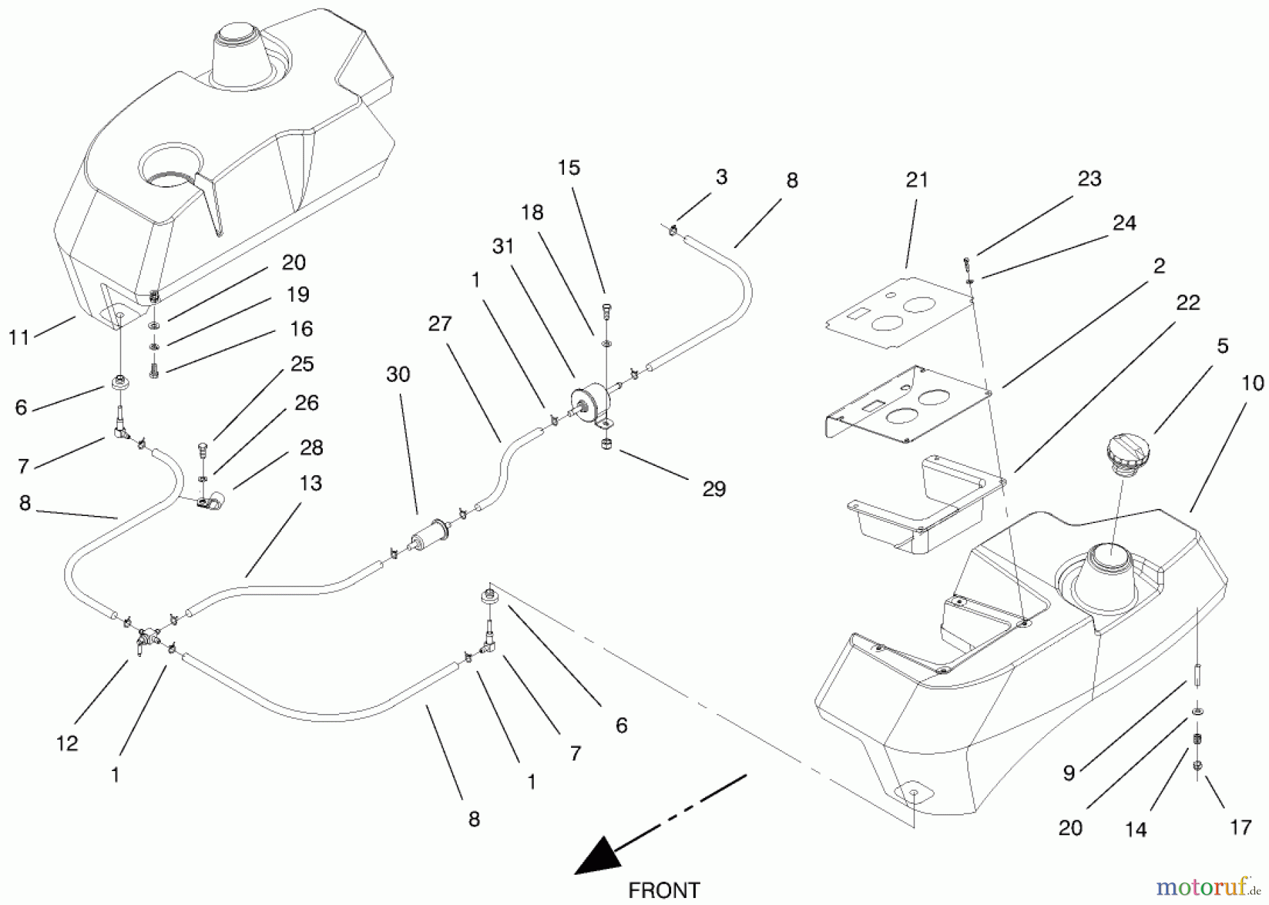  Zerto-Turn Mäher 74211 (Z252L) - Toro Z Master Mower, 52