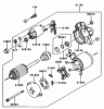 Zerto-Turn Mäher 74212 (Z252L) - Toro Z Master Mower, 62" SFS Side Discharge Deck (SN: 200000001 - 200999999) (2000) Ersatzteile STARTER-KAWASAKI FD661D S03