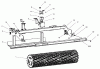 Compact Utility Attachments 23101 - Toro Soil Cultivator, Compact Utility Loaders (SN: 200000001 - 200999999) (2000) Ersatzteile SCRAPER AND ROLLER ASSEMBLY