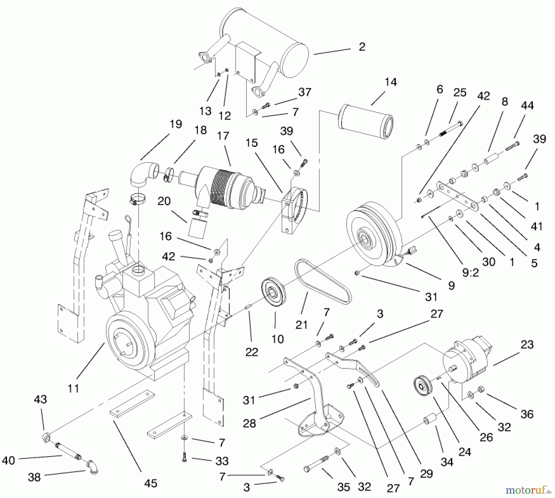  Zerto-Turn Mäher 74212 (Z252L) - Toro Z Master Mower, 62