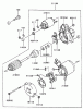 Zerto-Turn Mäher 74213 (Z287L) - Toro Z Master Mower, 62" SFS Side Discharge Deck (SN: 210000001 - 210999999) (2001) Ersatzteile STARTER (KAWASAKI FD750D-AS03)