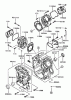 Zerto-Turn Mäher 74213 (Z287L) - Toro Z Master Mower, 62" SFS Side Discharge Deck (SN: 230000001 - 230006000) (2003) Ersatzteile CYLINDER/CRANKCASE ASSEMBLY KAWASAKI FD750D-AS03