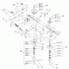 Zerto-Turn Mäher 74213 (Z287L) - Toro Z Master Mower, 62" SFS Side Discharge Deck (SN: 230000001 - 230006000) (2003) Ersatzteile DECK, PULLEY AND DEFLECTOR ASSEMBLY