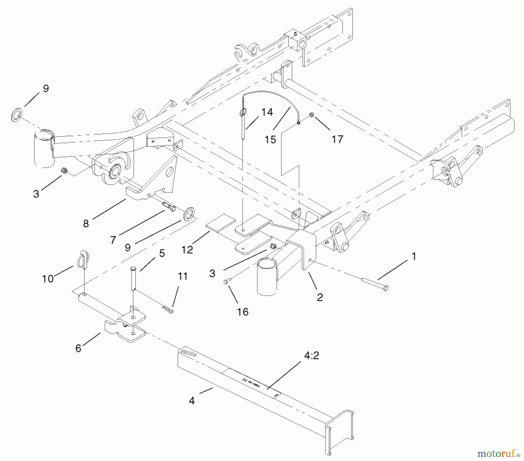  Zerto-Turn Mäher 74213 (Z287L) - Toro Z Master Mower, 62