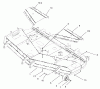 Zerto-Turn Mäher 74213 (Z287L) - Toro Z Master Mower, 62" SFS Side Discharge Deck (SN: 230006001 - 230999999) (2003) Ersatzteile DECK AND WHEEL GAGE ASSEMBLY