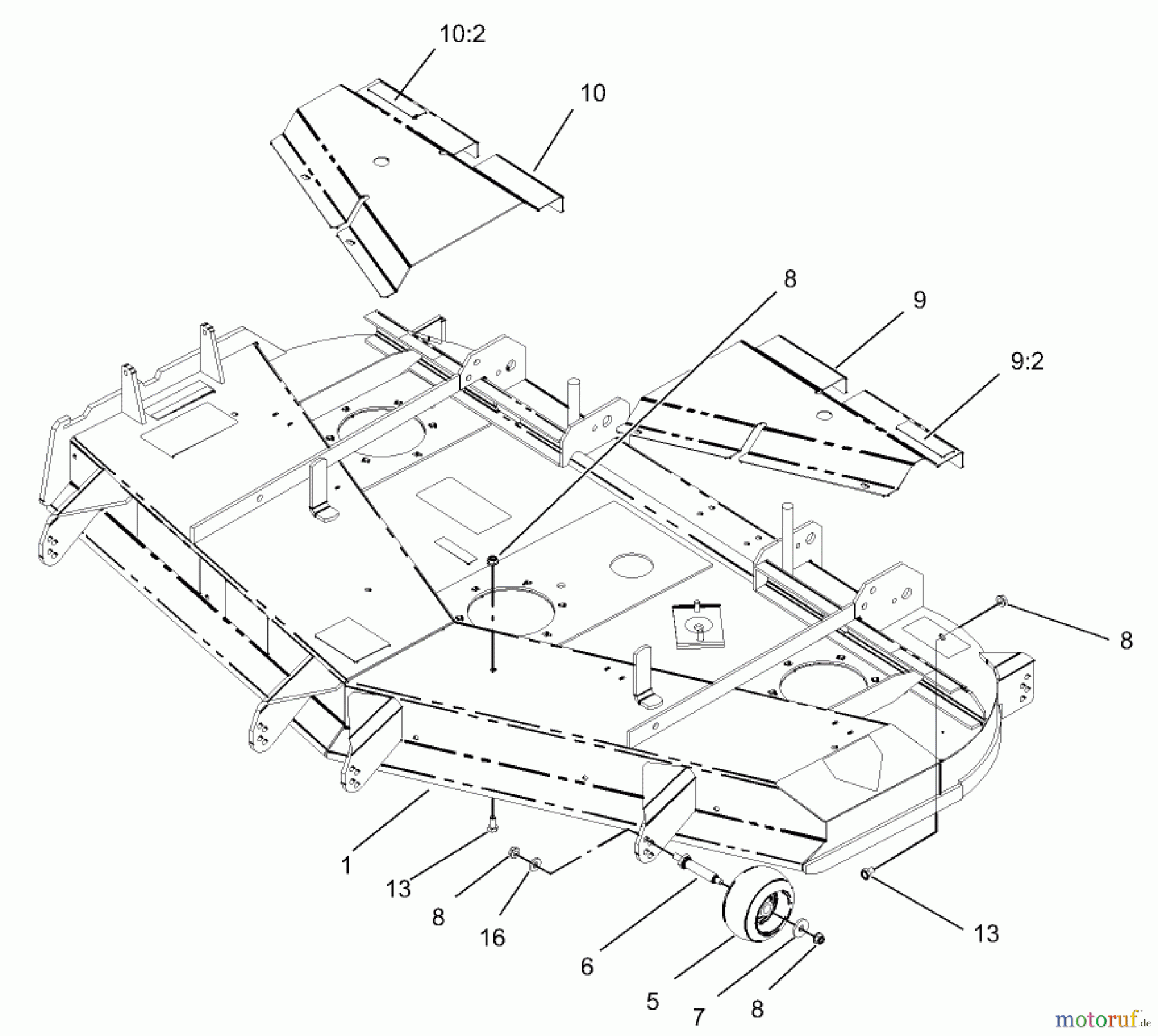  Zerto-Turn Mäher 74213 (Z287L) - Toro Z Master Mower, 62