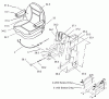 Zerto-Turn Mäher 74213 (Z287L) - Toro Z Master Mower, 62" SFS Side Discharge Deck (SN: 230006001 - 230999999) (2003) Ersatzteile SEAT ASSEMBLY NO. 99-8522 (ONLY ON: 74213)