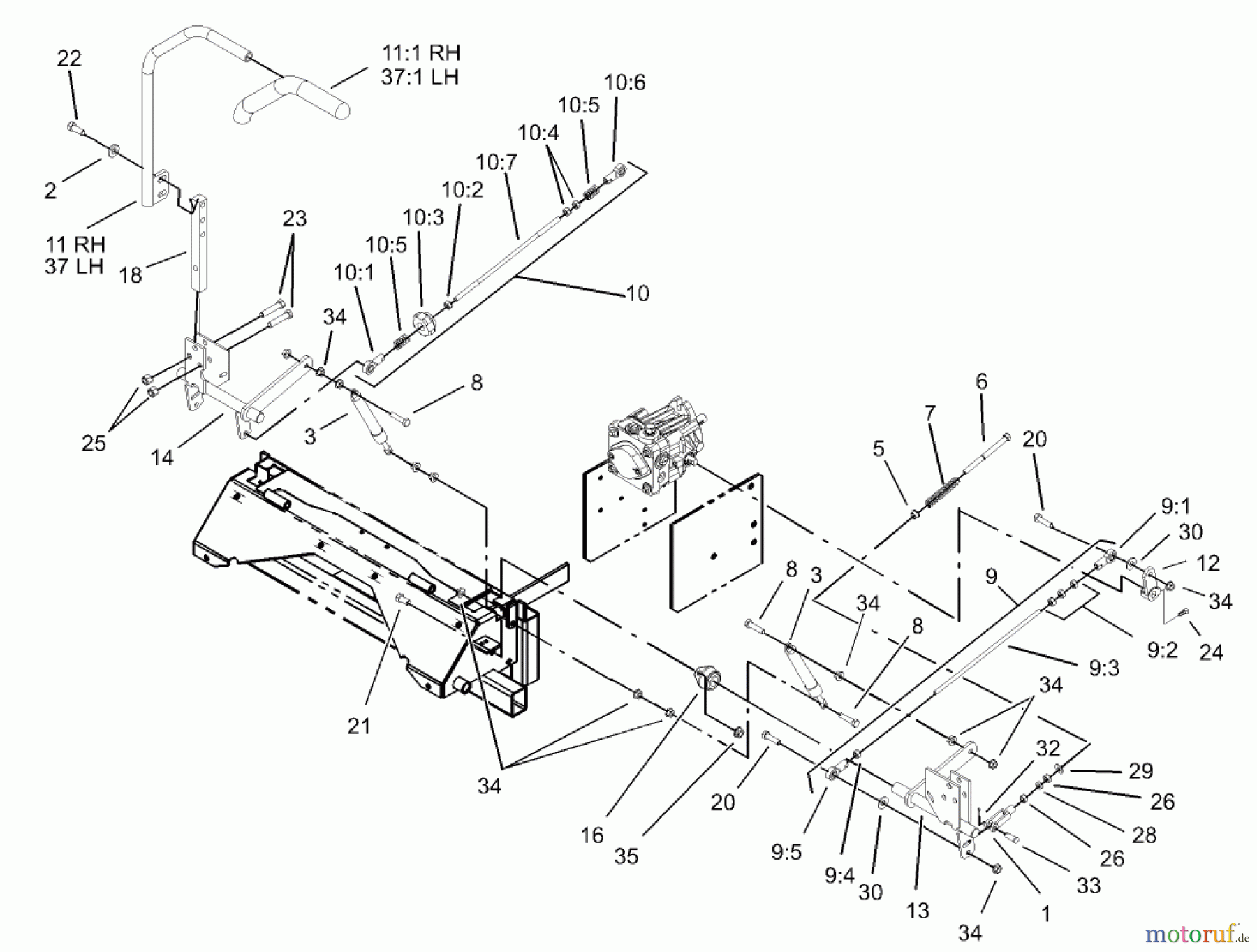  Zerto-Turn Mäher 74213 (Z287L) - Toro Z Master Mower, 62