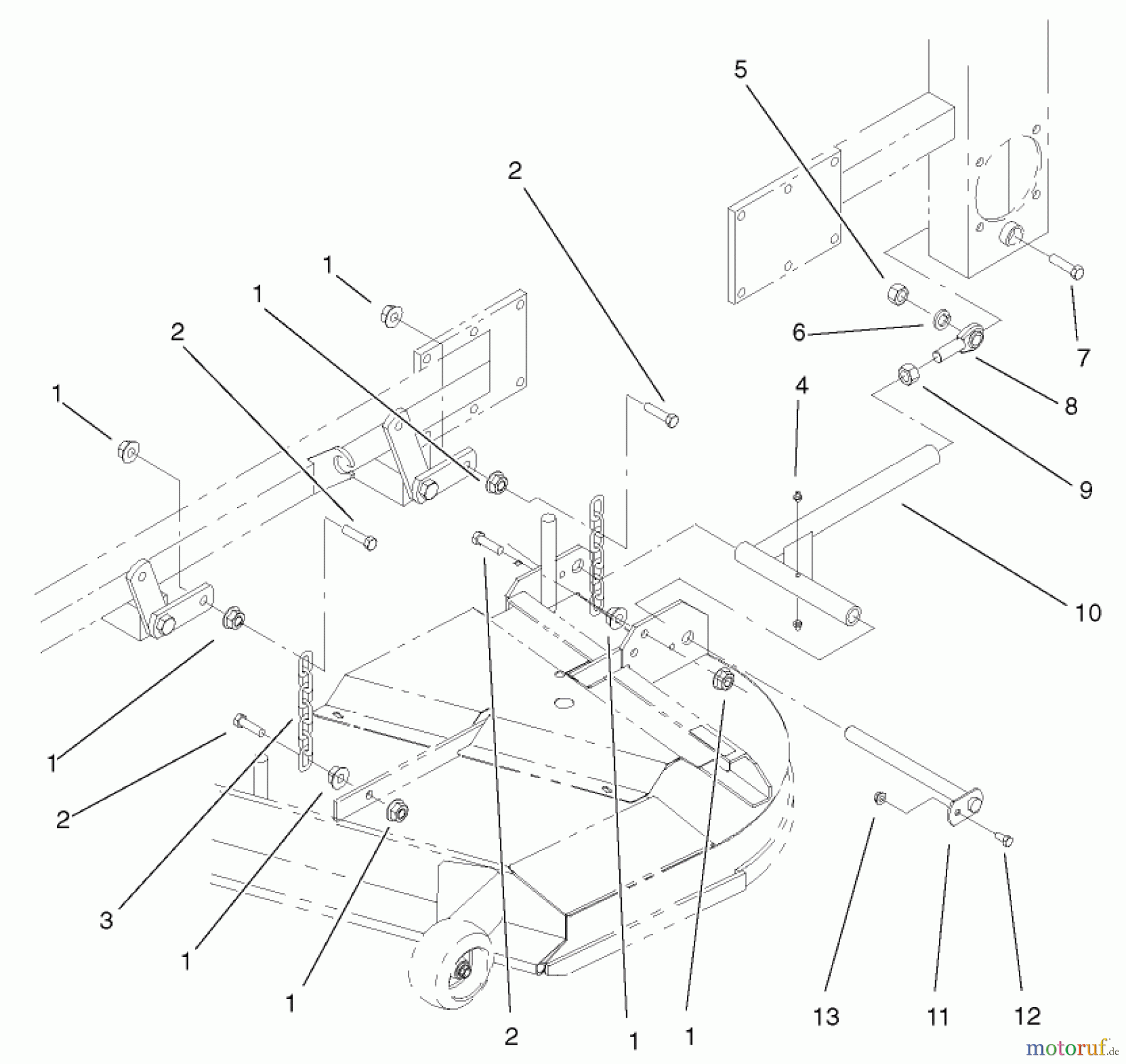  Zerto-Turn Mäher 74214 (Z287L) - Toro Z Master Mower, 72