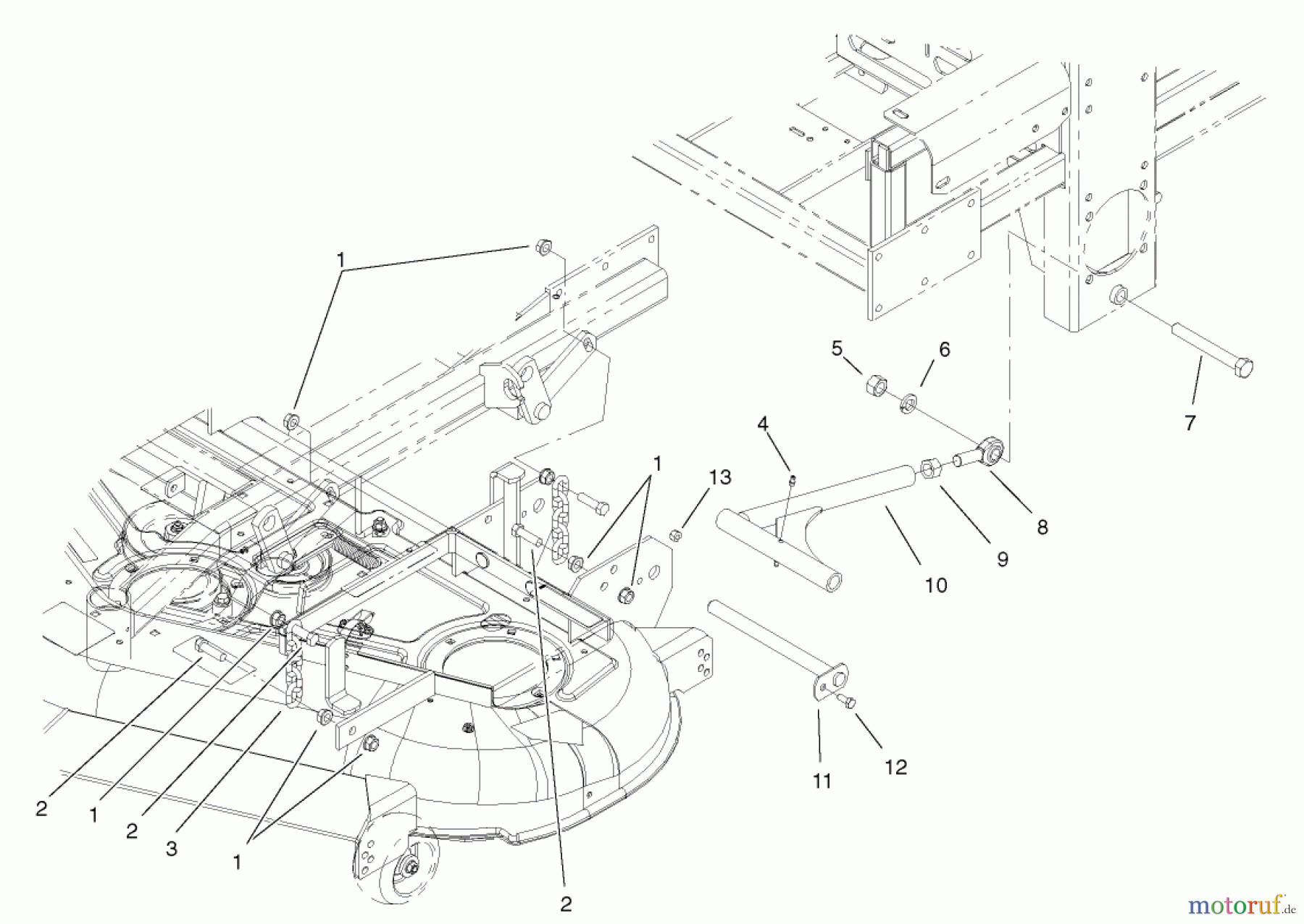  Zerto-Turn Mäher 74214 (Z287L) - Toro Z Master Mower, 72