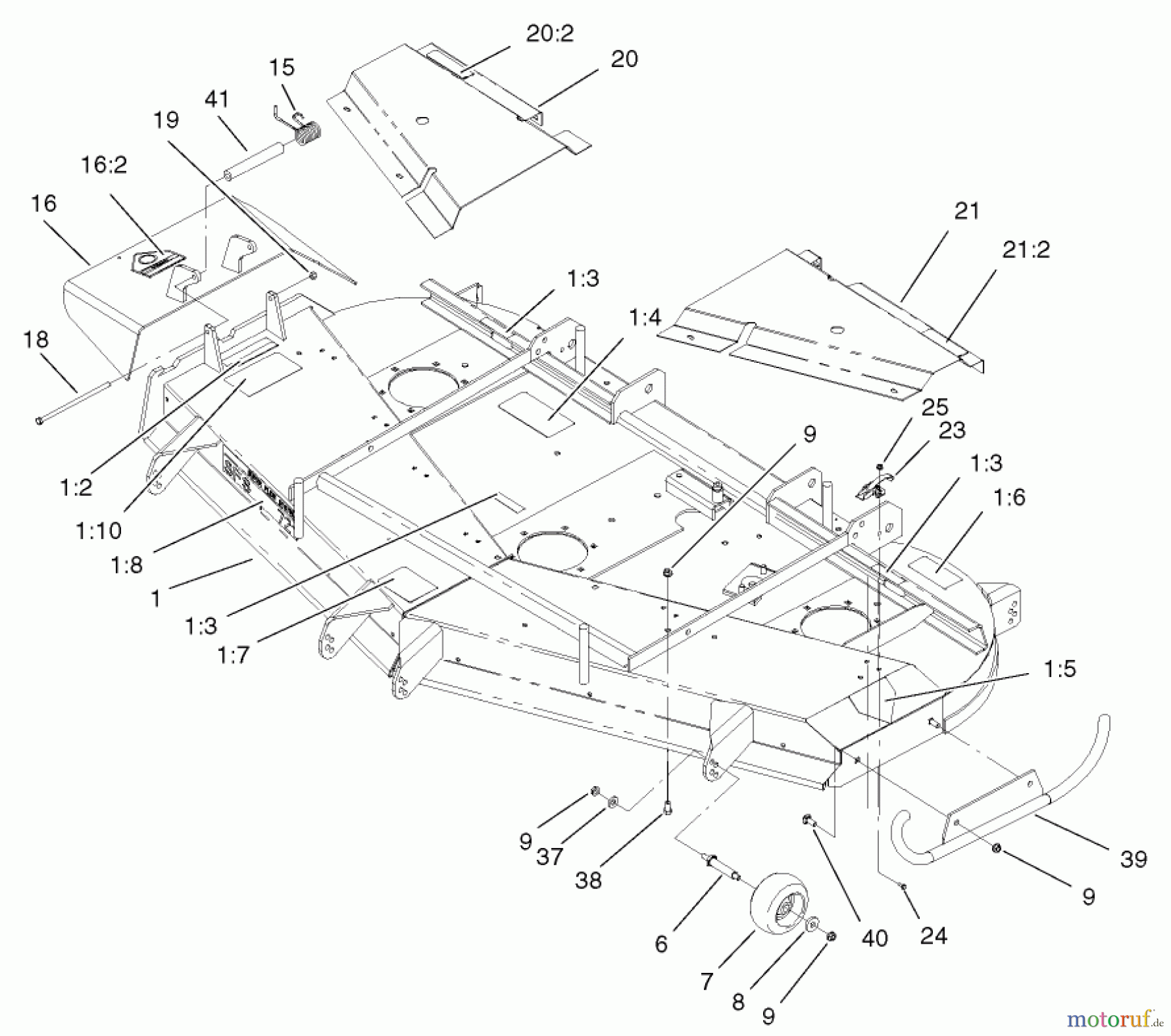  Zerto-Turn Mäher 74214 (Z287L) - Toro Z Master Mower, 72