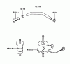 Zerto-Turn Mäher 74214 (Z287L) - Toro Z Master Mower, 72" SFS Side Discharge Deck (SN: 230000001 - 230006000) (2003) Ersatzteile FUEL TANK/FUEL VALVE ASSEMBLY KAWASAKI FD750D-AS03