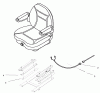 Zerto-Turn Mäher 74214 (Z287L) - Toro Z Master Mower, 72" SFS Side Discharge Deck (SN: 230000001 - 230006000) (2003) Ersatzteile SEAT ASSEMBLY NO. 99-8522