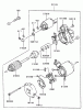 Zerto-Turn Mäher 74214 (Z287L) - Toro Z Master Mower, 72" SFS Side Discharge Deck (SN: 230000001 - 230006000) (2003) Ersatzteile STARTER ASSEMBLY KAWASAKI FD750D-AS03