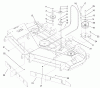 Zerto-Turn Mäher 74218 (Z256) - Toro Z Master Mower, 62" SFS Side Discharge Deck (SN: 200000001 - 200999999) (2000) Ersatzteile BELTS AND IDLER ARM ASSEMBLY